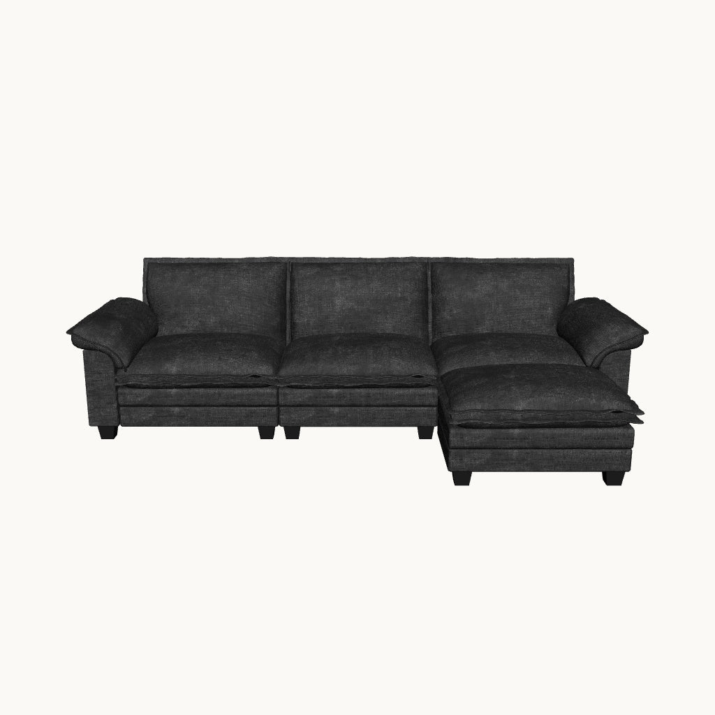 PANDA 4 Seats L Shape Modular Sofa