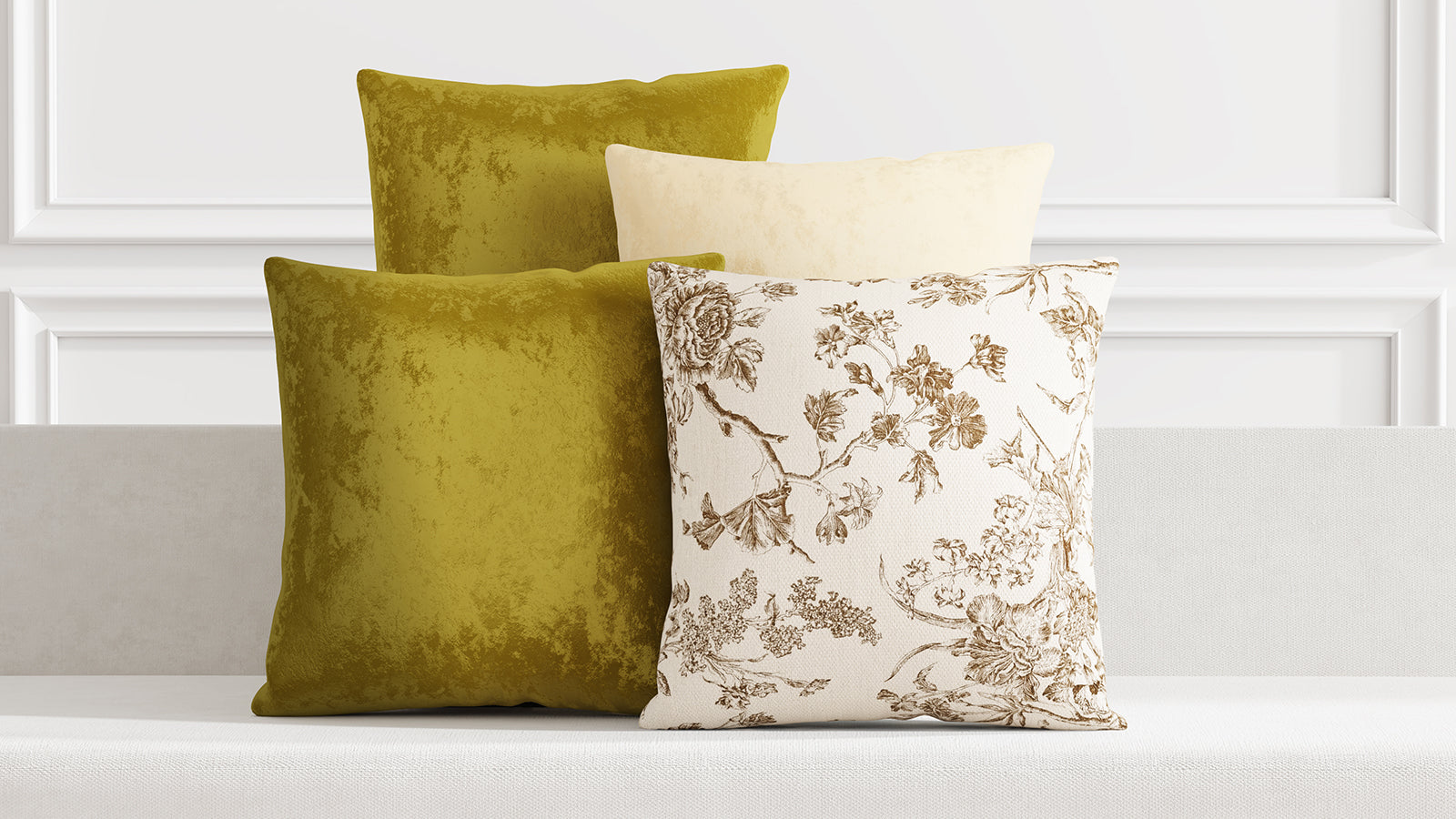 KKL combination throw pillows