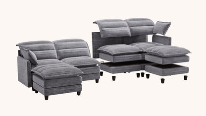 ALEX 7 Seats V Shape Modular Sofa