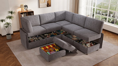 LITTLE HAWAII 4 Seats L Shape Modular Sofa