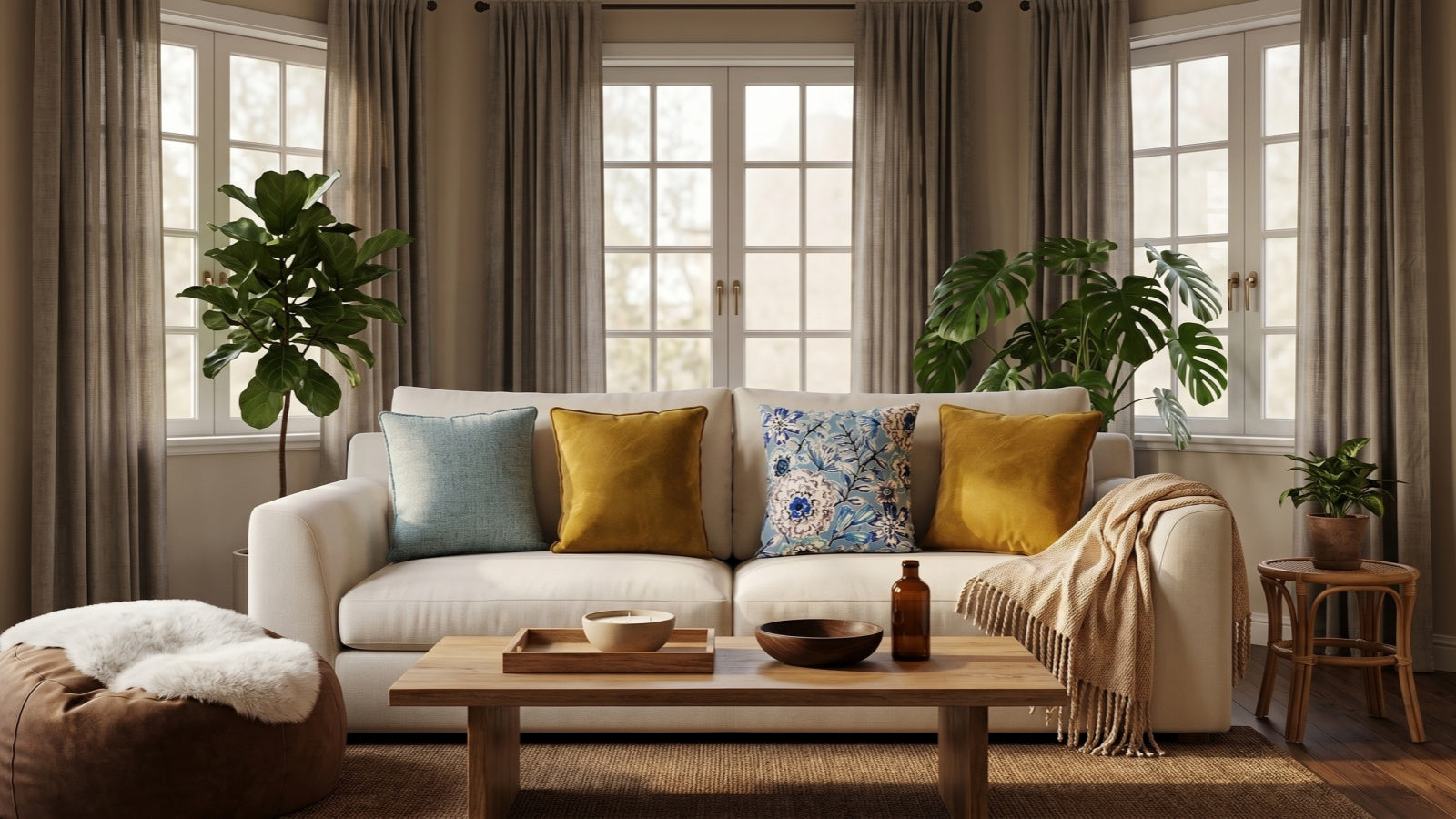 KKL Coastal Breeze Throw Pillows