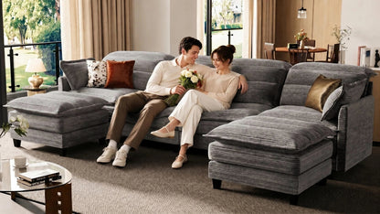 ALEX 7 Seats V Shape Modular Sofa