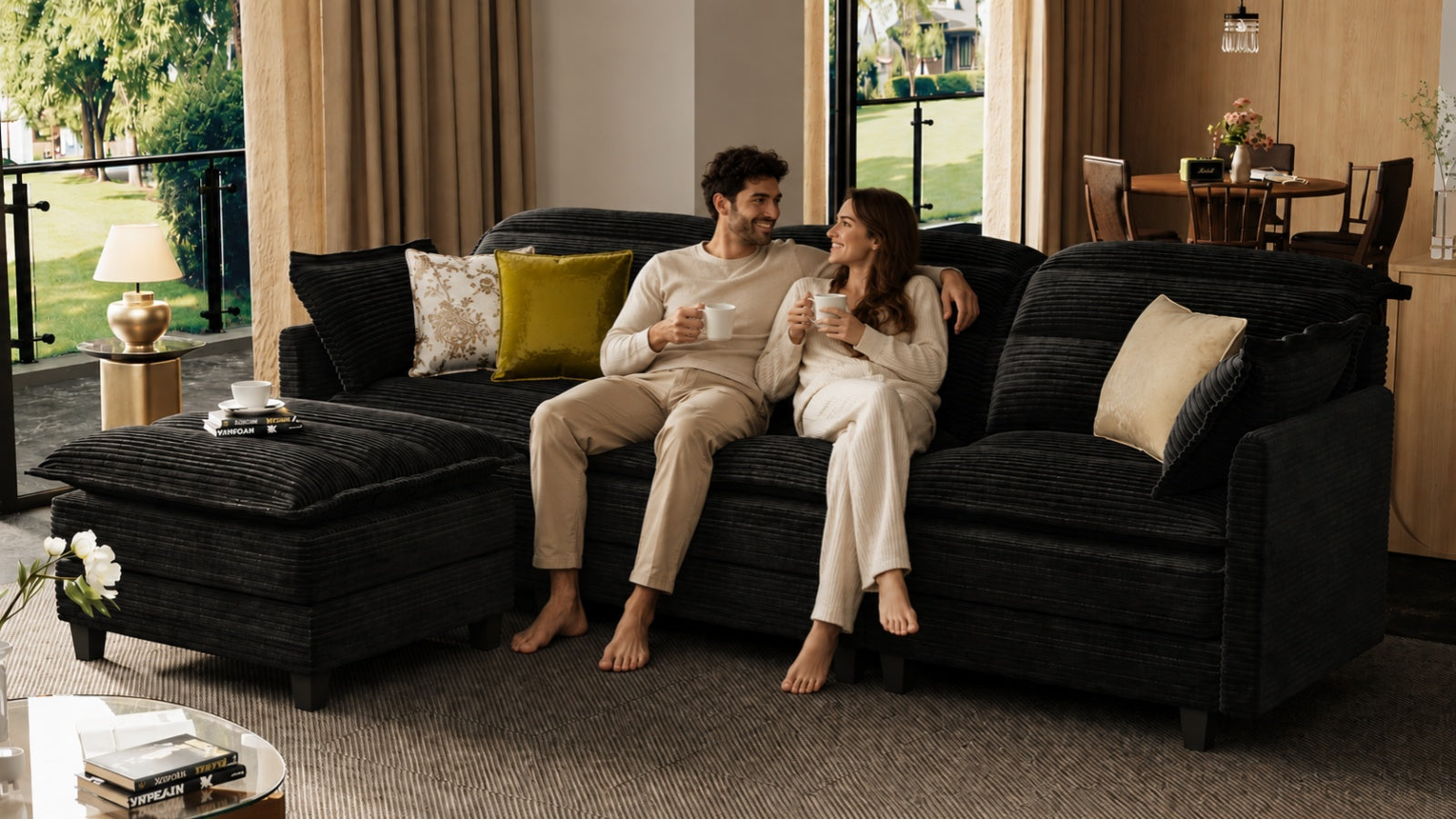 ALEX 7 Seats V Shape Modular Sofa