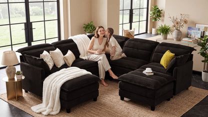ALEX 7 Seats V Shape Modular Sofa