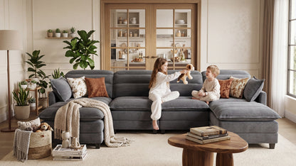 ALEX 7 Seats V Shape Modular Sofa