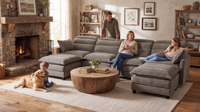 ALEX 6 Seats U Shape Modular Sofa