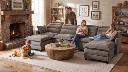ALEX 7 Seats V Shape Modular Sofa