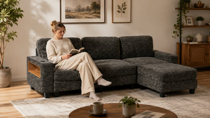 EMMA 4 Seats L Shape Modular Sofa