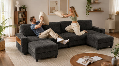 EMMA 4 Seats L Shape Modular Sofa