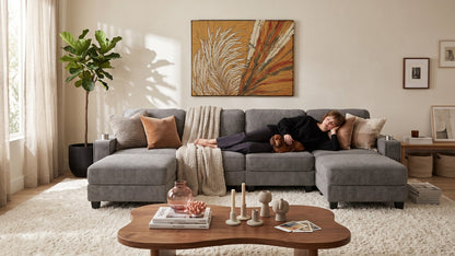 EMMA 4 Seats L Shape Modular Sofa