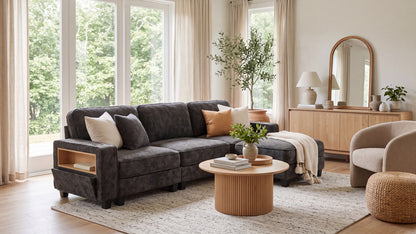 EMMA 4 Seats L Shape Modular Sofa