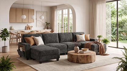 EMMA 4 Seats L Shape Modular Sofa