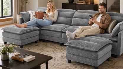 ALEX 7 Seats V Shape Modular Sofa