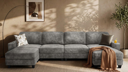 EMMA 4 Seats L Shape Modular Sofa