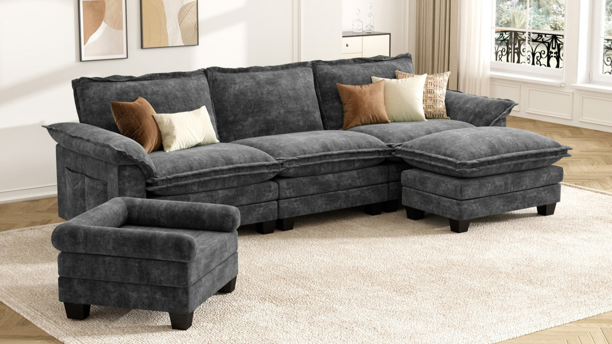 KKL 2-in-1 Removable Base Pet Couch