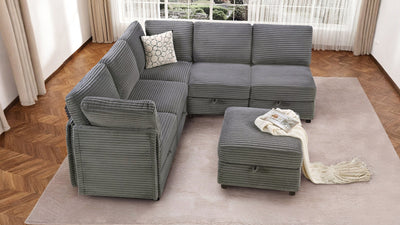 LITTLE HAWAII 4 Seats L Shape Modular Sofa