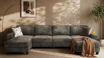 EMMA 6 Seats U Shape Modular Sofa