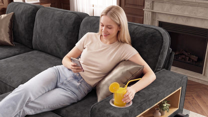 EMMA 4 Seats L Shape Modular Sofa