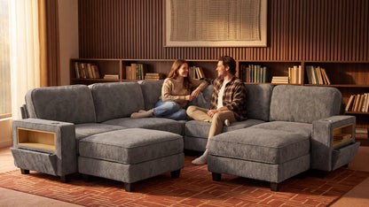 EMMA 4 Seats L Shape Modular Sofa