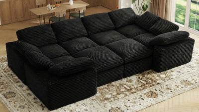 CLOUD 6 Seats U Shape Modular Compressed Sofa