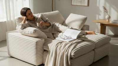 CLOUD 6 Seats U Shape Modular Compressed Sofa