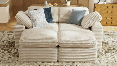 CLOUD 6 Seats U Shape Modular Compressed Sofa