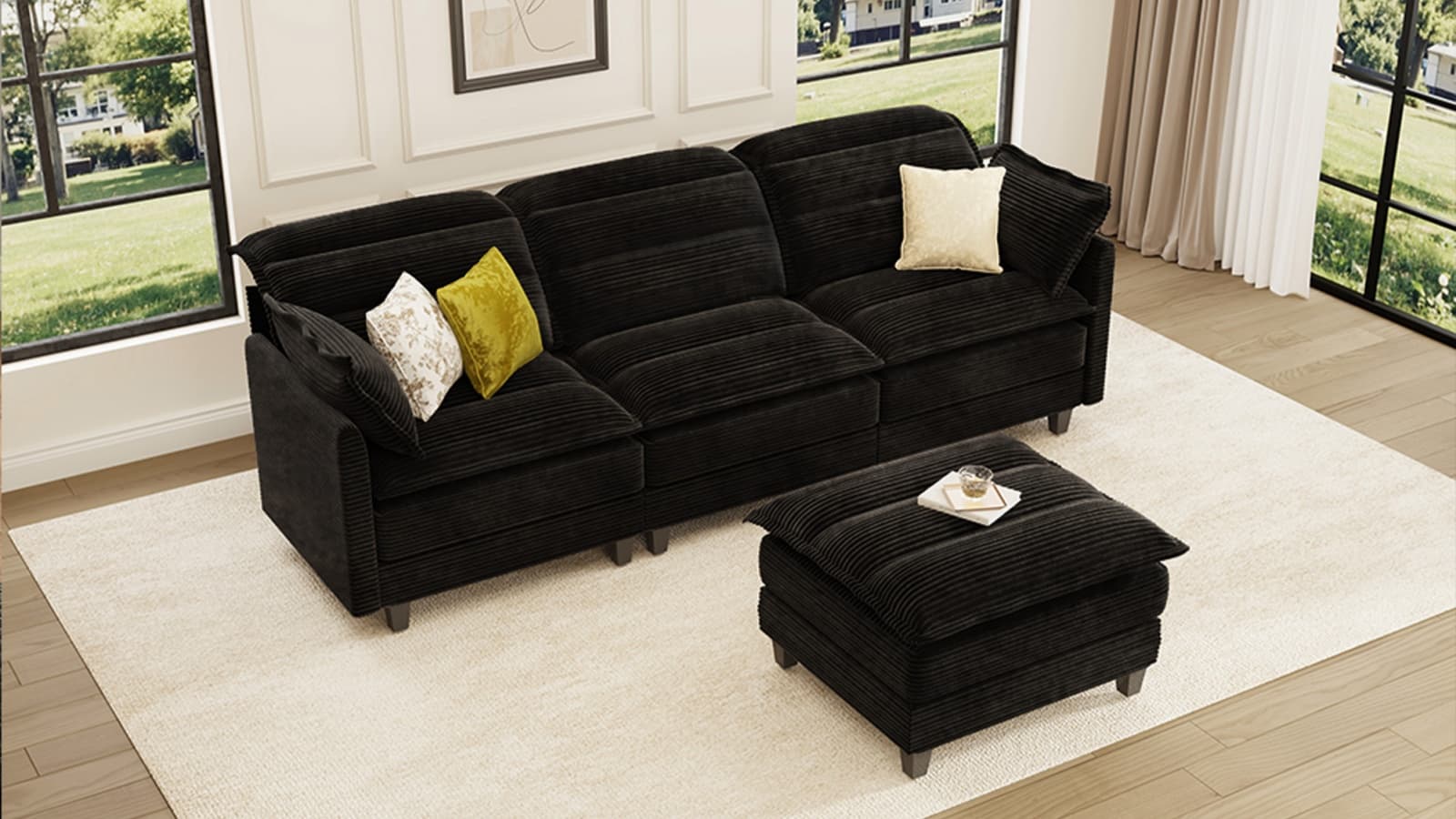 ALEX 7 Seats V Shape Modular Sofa