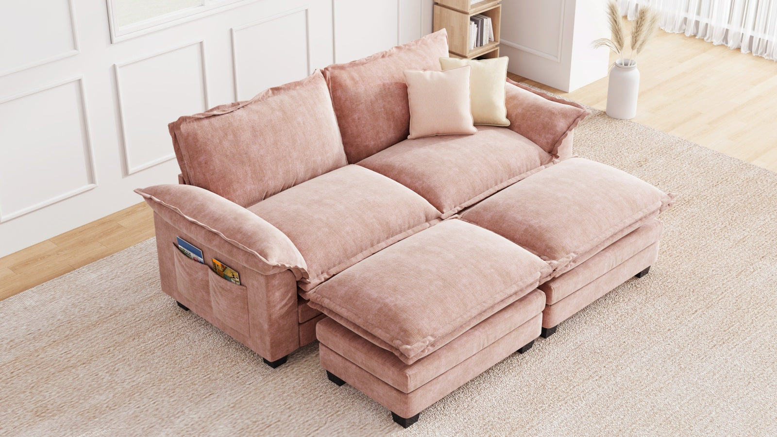 PANDA 4 Seats L Shape Modular Sofa