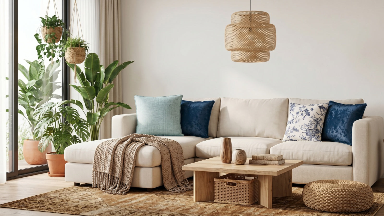 KKL Soft Harbor Throw Pillows