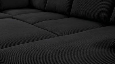 PANDORA 6 Seats J Shape Sectional Sofa Bed