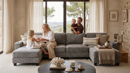 EMMA 4 Seats L Shape Modular Sofa