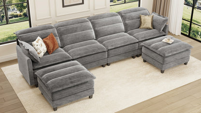 ALEX 7 Seats V Shape Modular Sofa