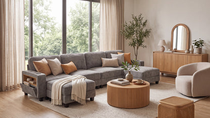 EMMA 4 Seats L Shape Modular Sofa