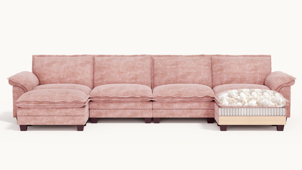 PANDA 6 Seats U Shape Modular Sofa