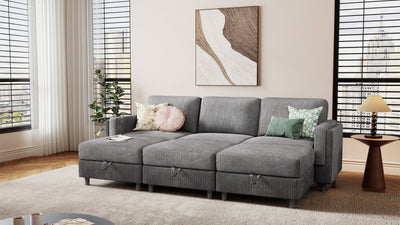 GANDALF 3 Seats Modular Sofa