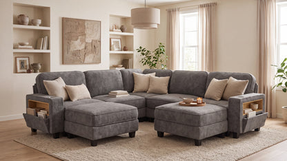 EMMA 4 Seats L Shape Modular Sofa