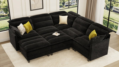 ALEX 6 Seats U Shape Modular Sofa