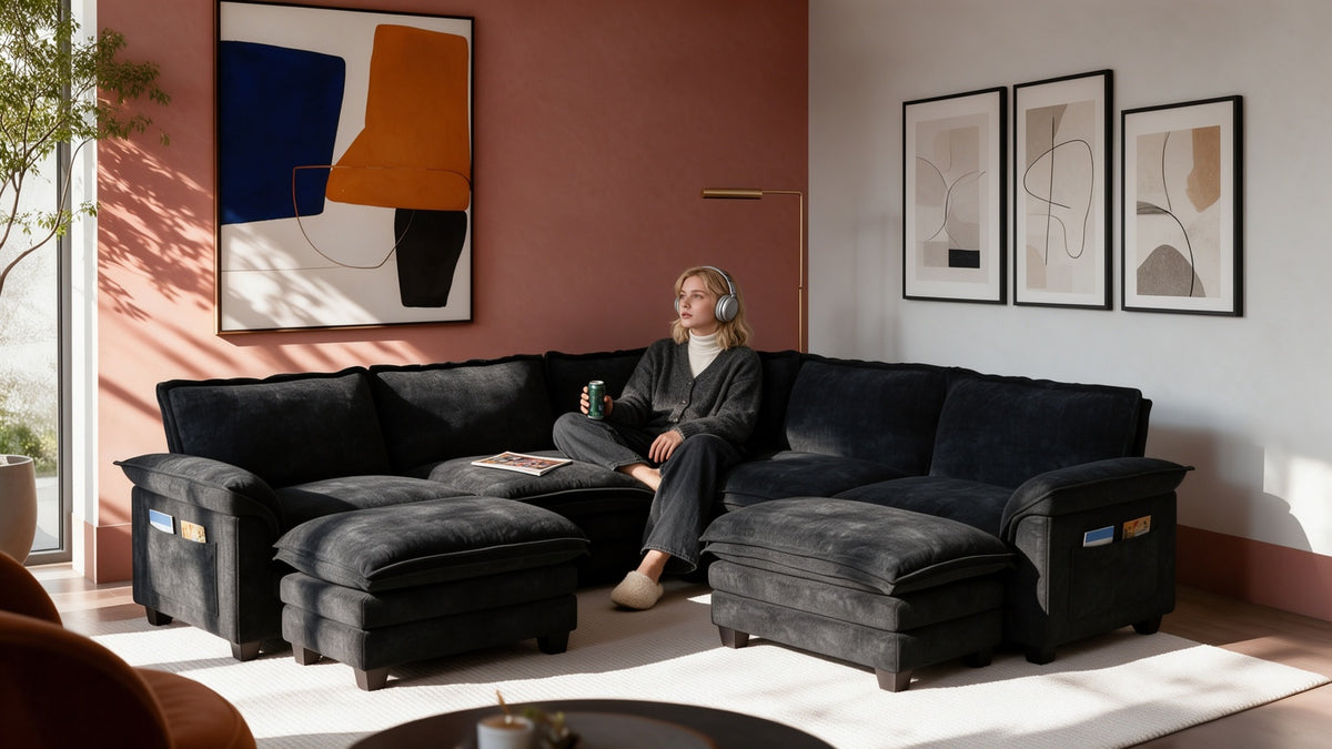 PANDA 2 Seats Modular Sofa