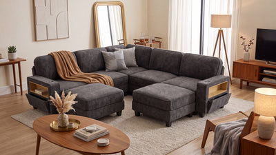 EMMA 6 Seats U Shape Modular Sofa