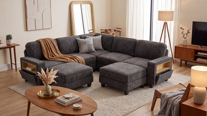 EMMA 4 Seats L Shape Modular Sofa