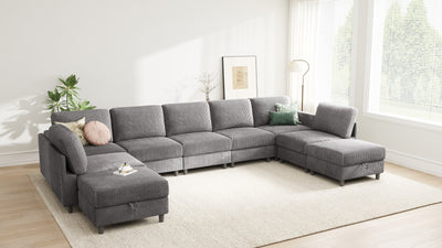 GANDALF 3 Seats Modular Sofa