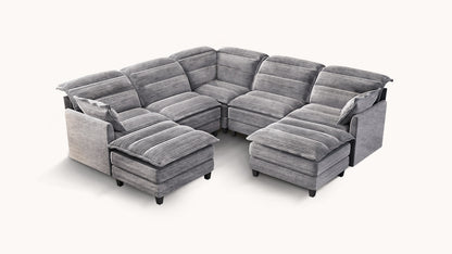 ALEX 7 Seats V Shape Modular Sofa