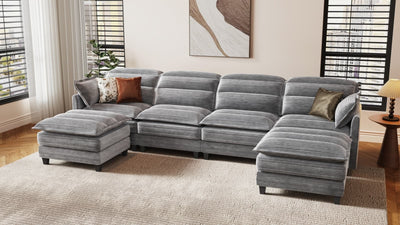 ALEX 6 Seats U Shape Modular Sofa