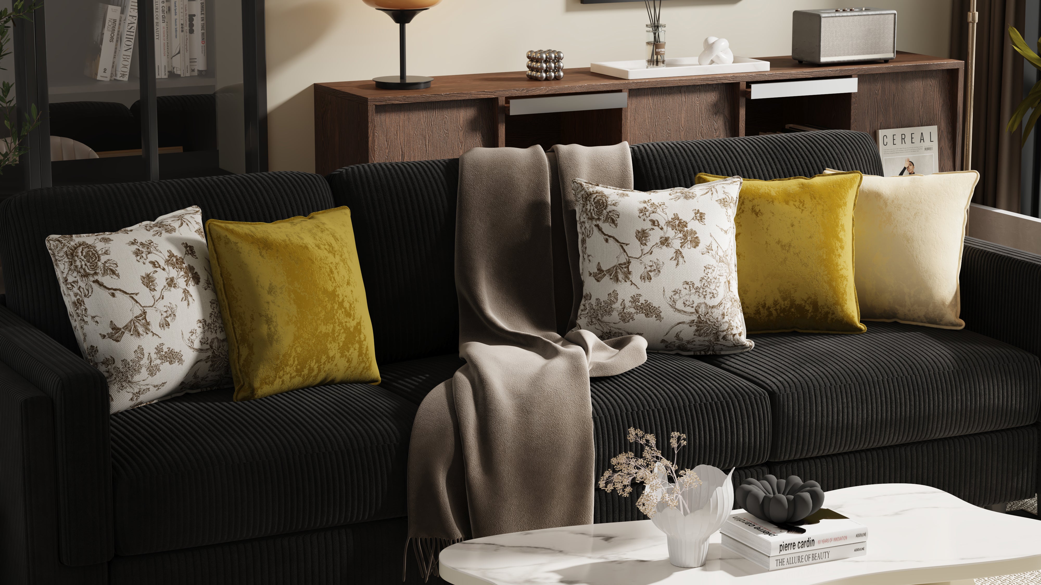 KKL combination throw pillows