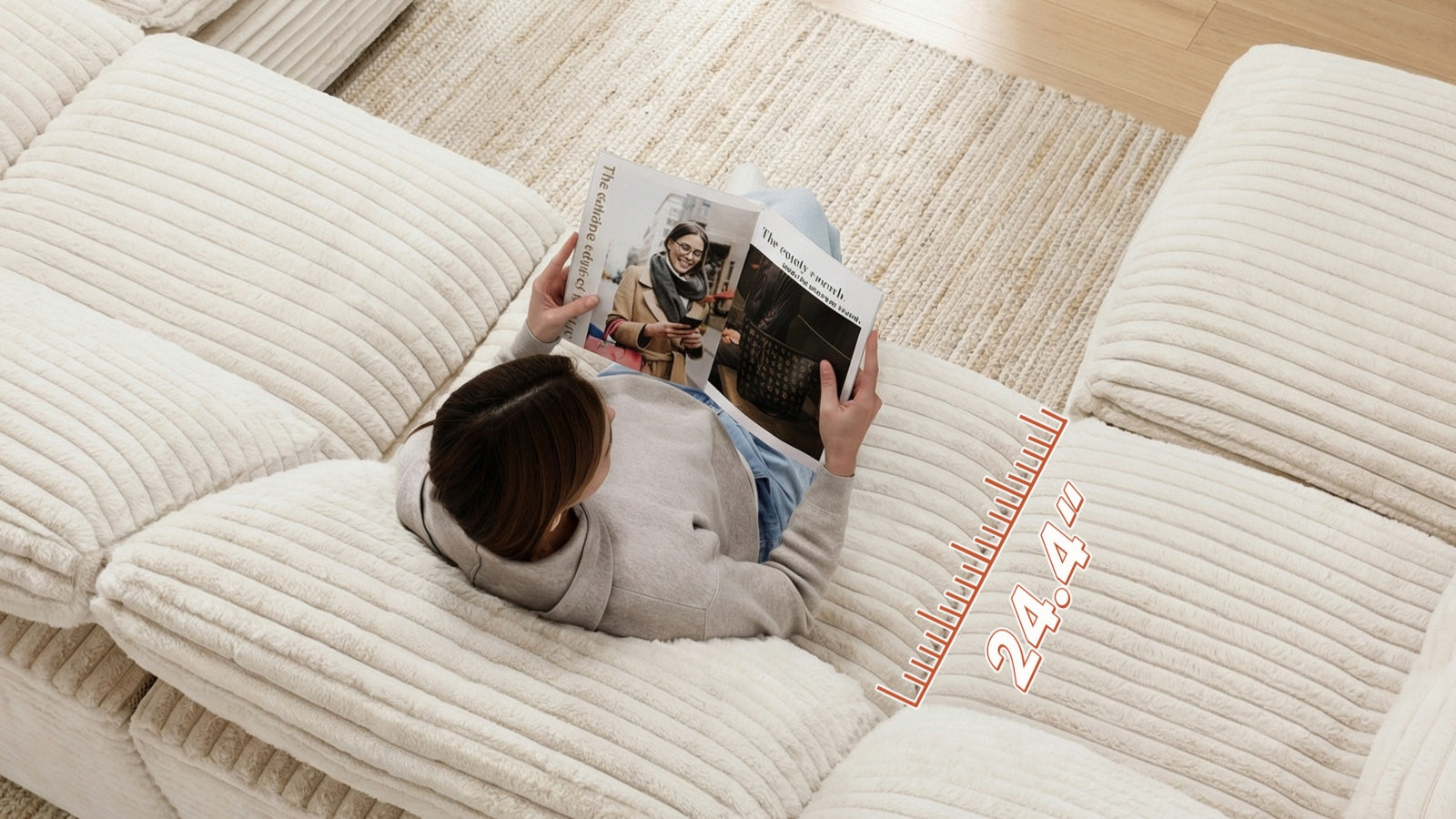 CLOUD 4 Seats Sofa Bed Modular Compressed Sofa