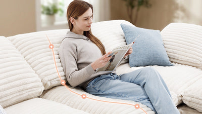 CLOUD 6 Seats U Shape Modular Compressed Sofa