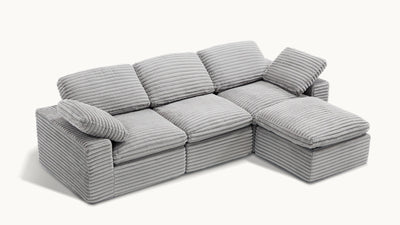 CLOUD 6 Seats U Shape Modular Compressed Sofa
