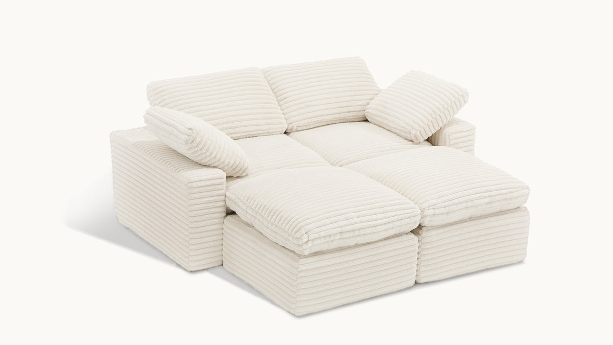 CLOUD 6 Seats U Shape Modular Compressed Sofa