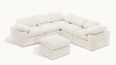 CLOUD 6 Seats U Shape Modular Compressed Sofa