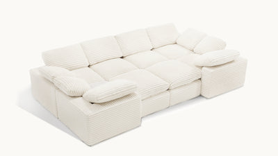 CLOUD 6 Seats U Shape Modular Compressed Sofa